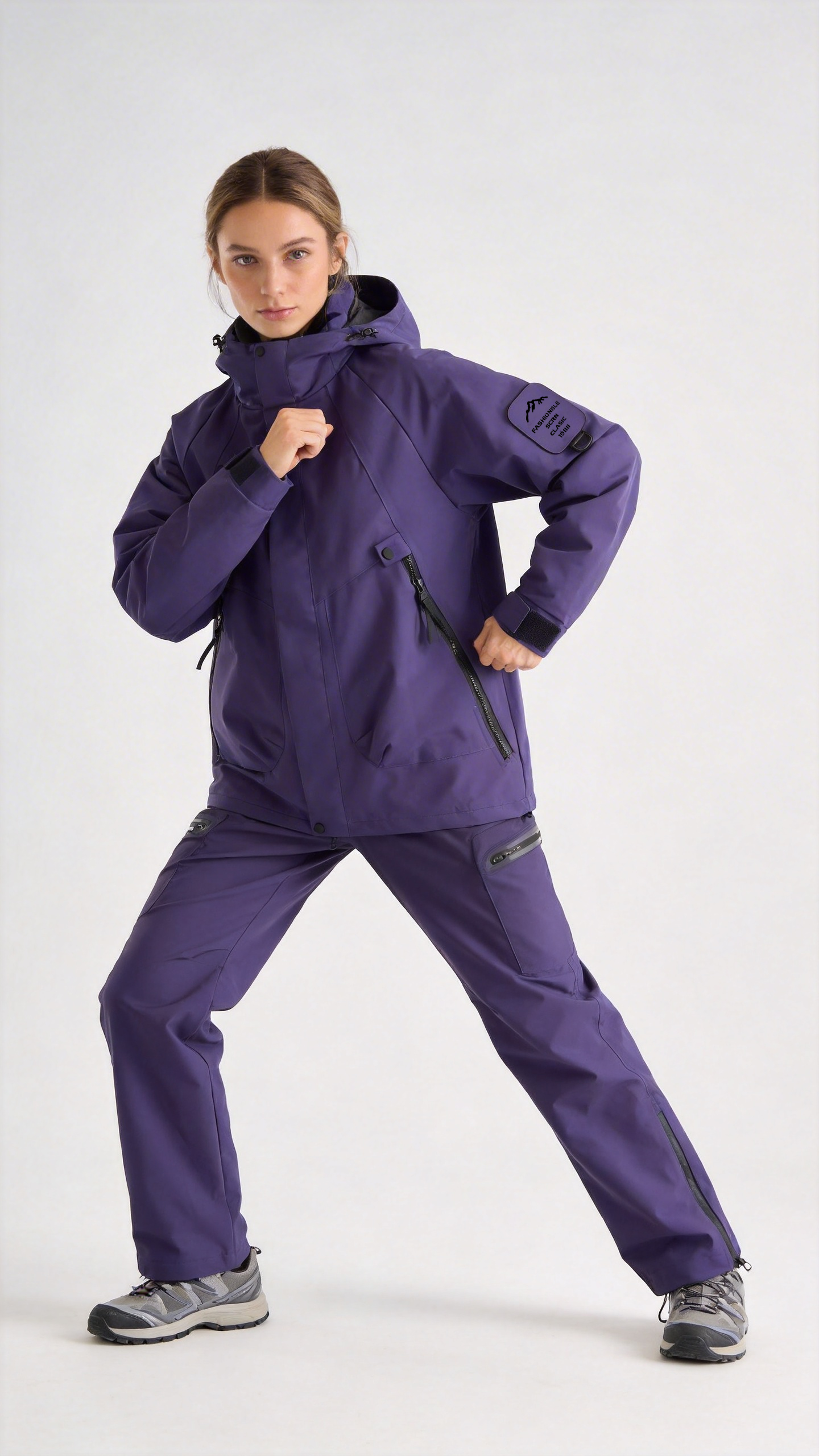 Purple Windbreaker Jacket
