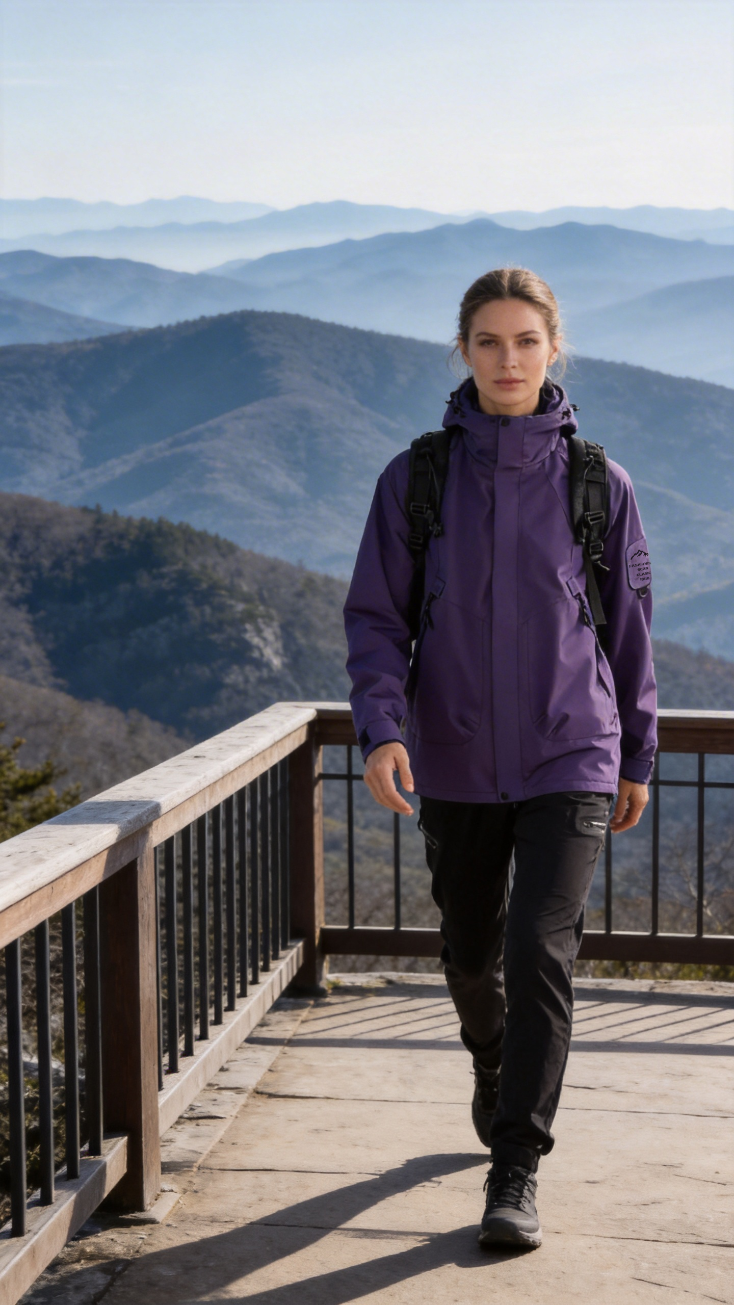Purple Windbreaker Jacket