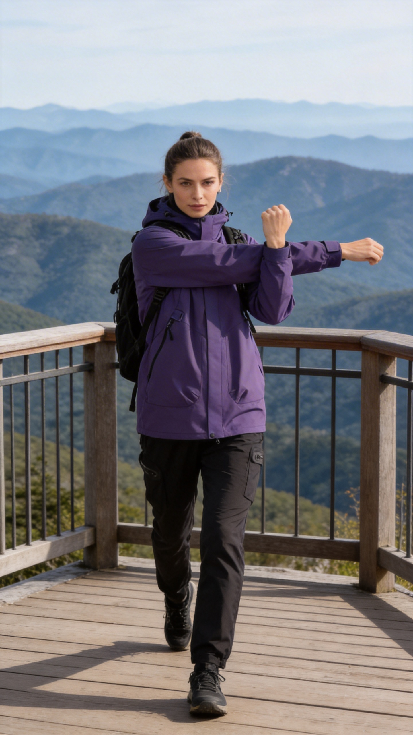 Purple Windbreaker Jacket