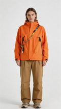 Orange Windbreaker Jacket