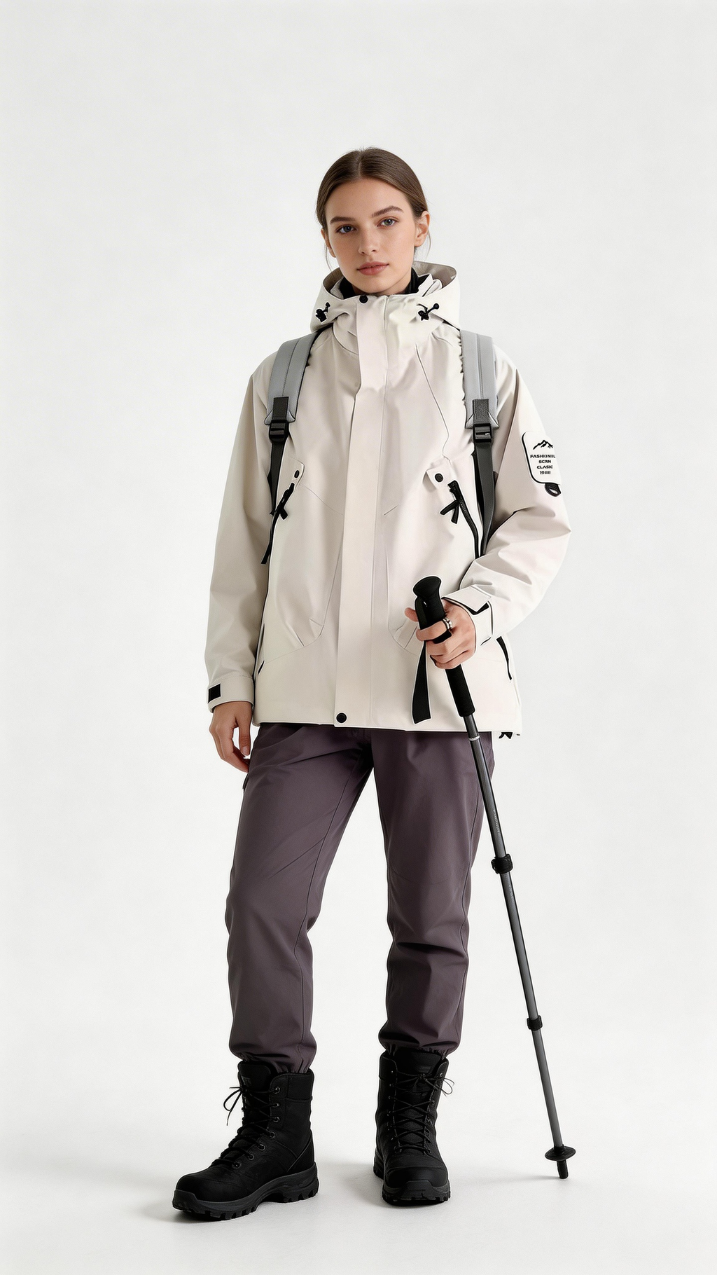 Ivory Windbreaker Jacket