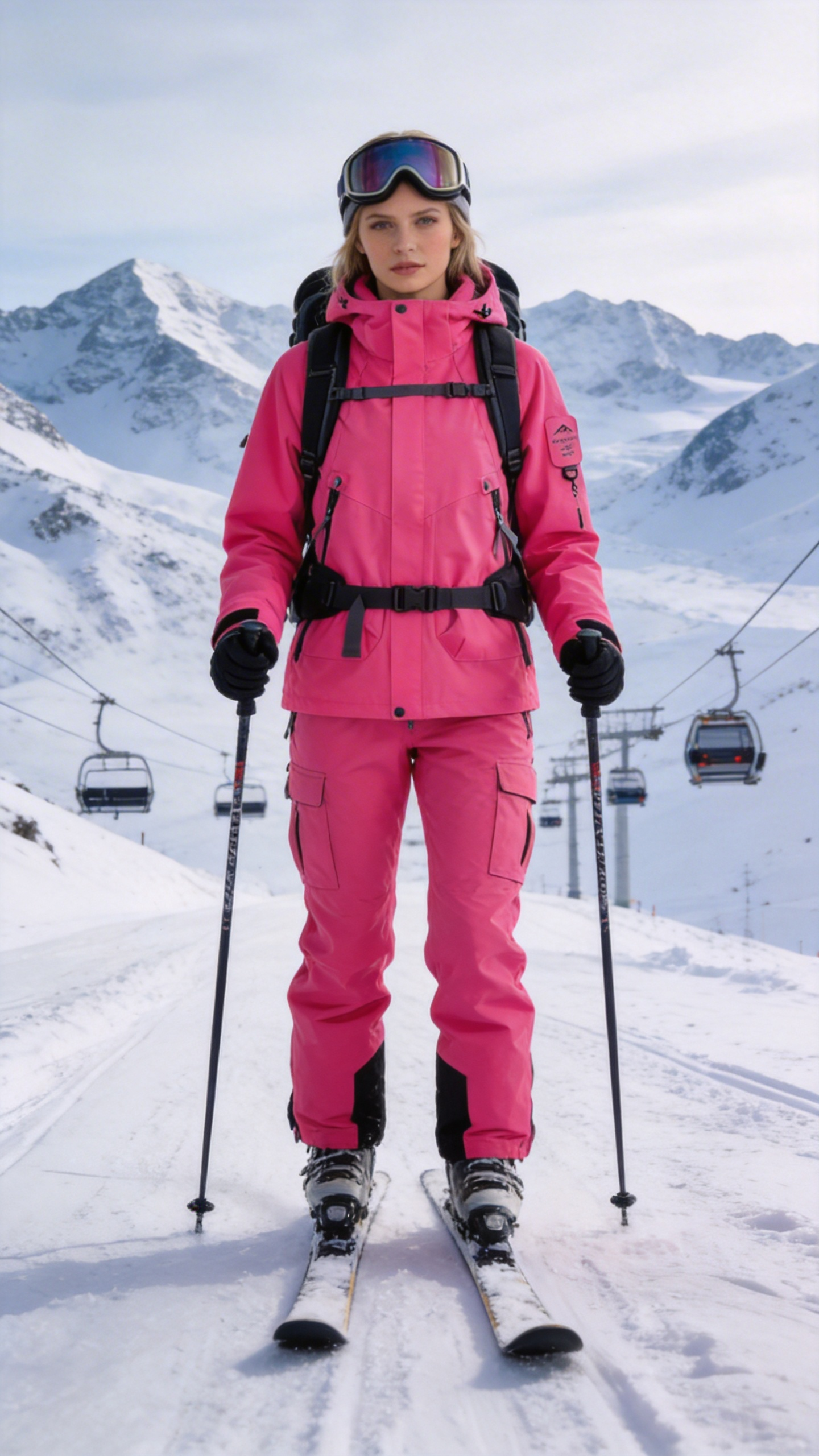 Hot Pink Windbreaker Jacket