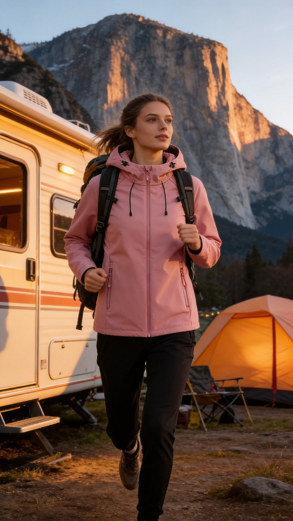 Sakura Pink Softshell Jacket