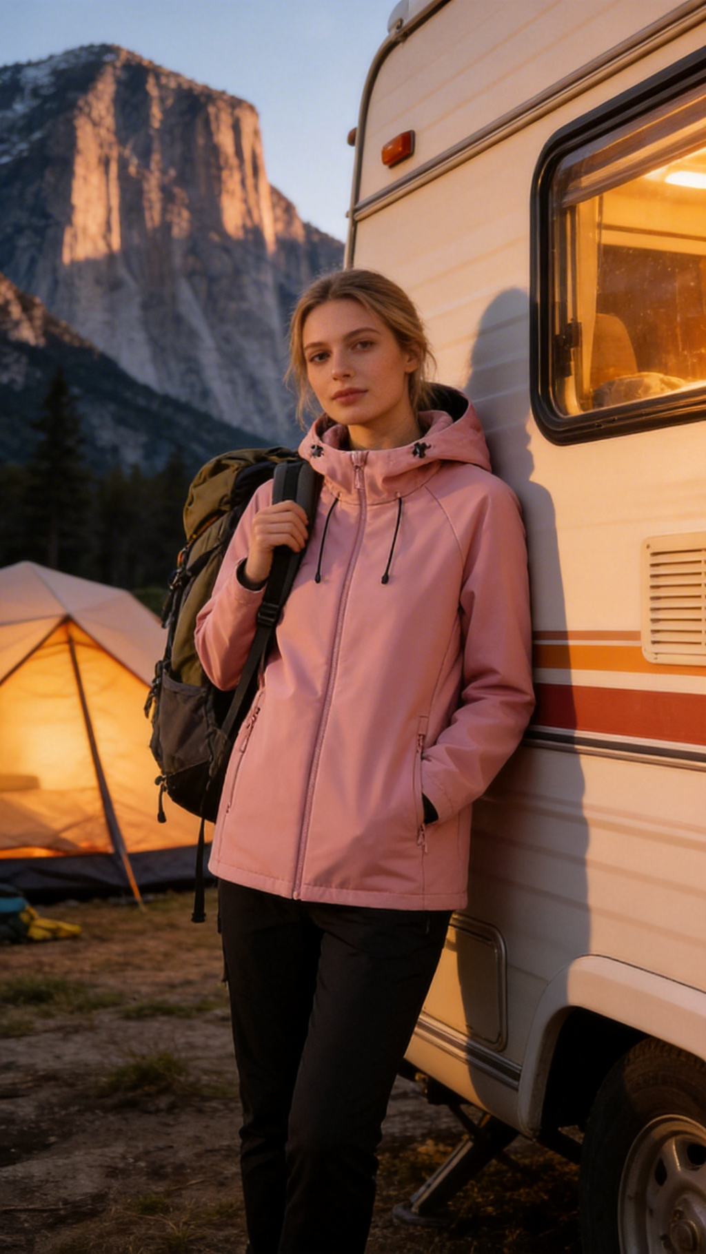 Sakura Pink Softshell Jacket