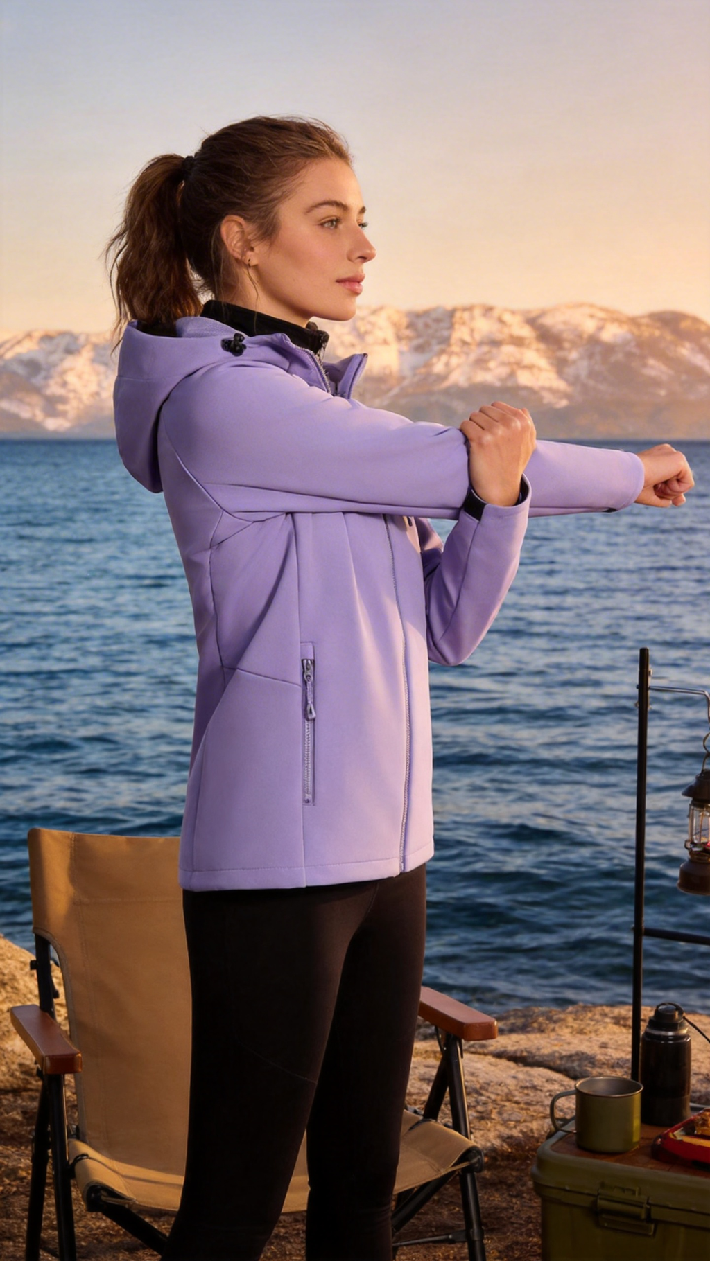 Purple Softshell Jacket