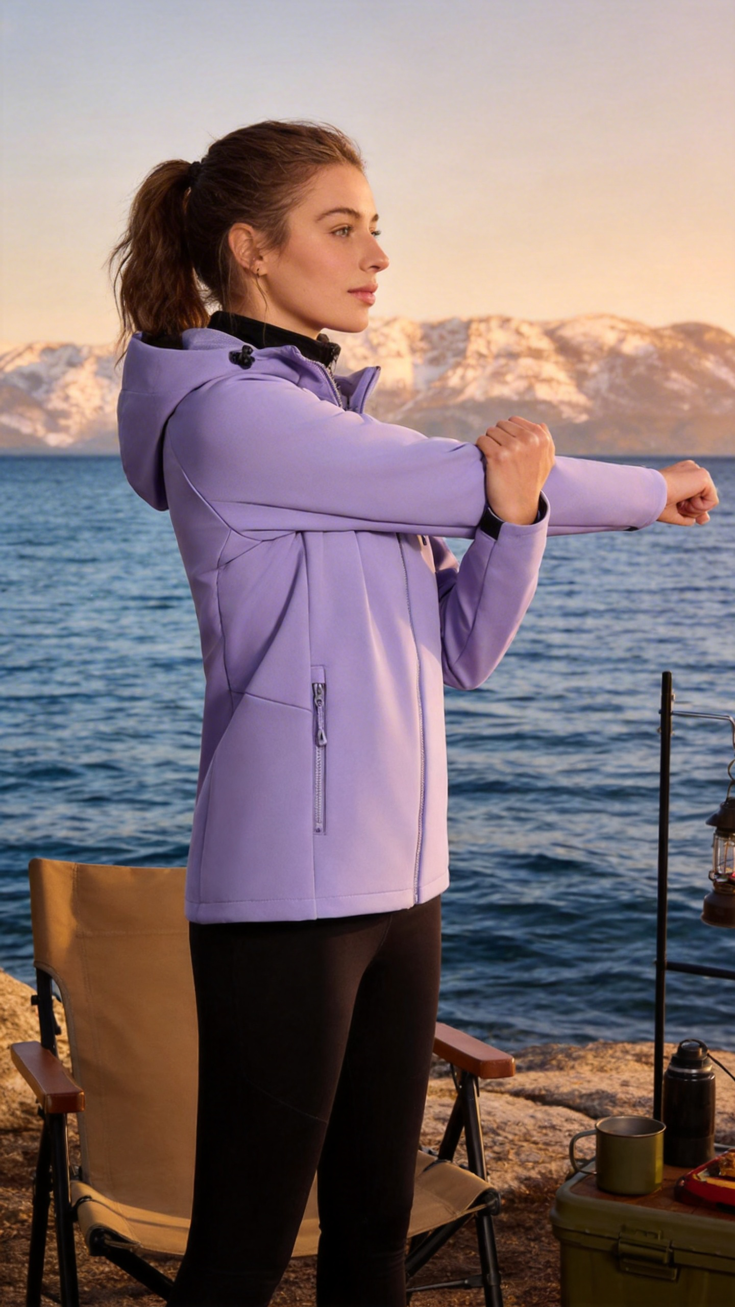 Purple Softshell Jacket