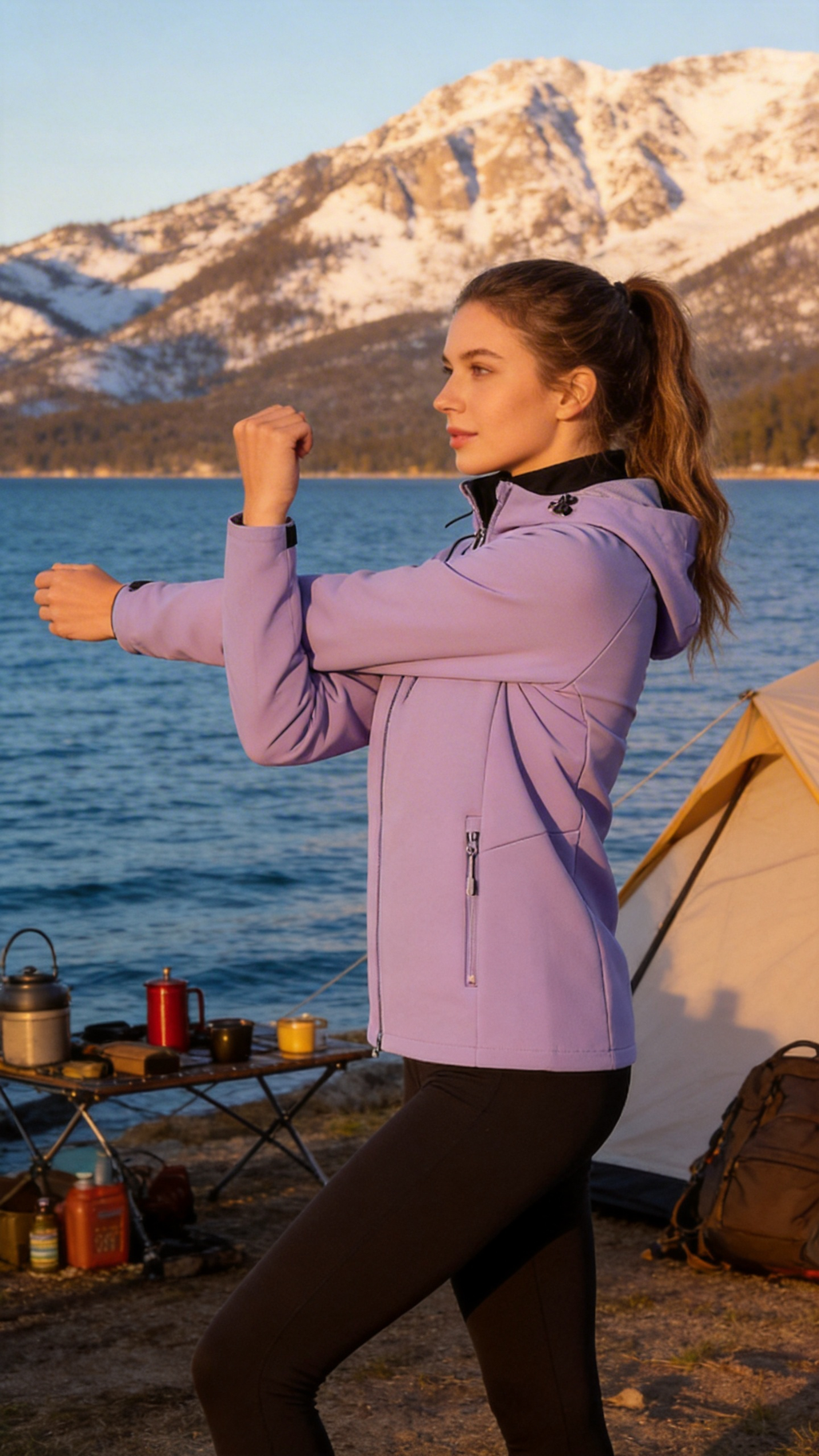 Purple Softshell Jacket