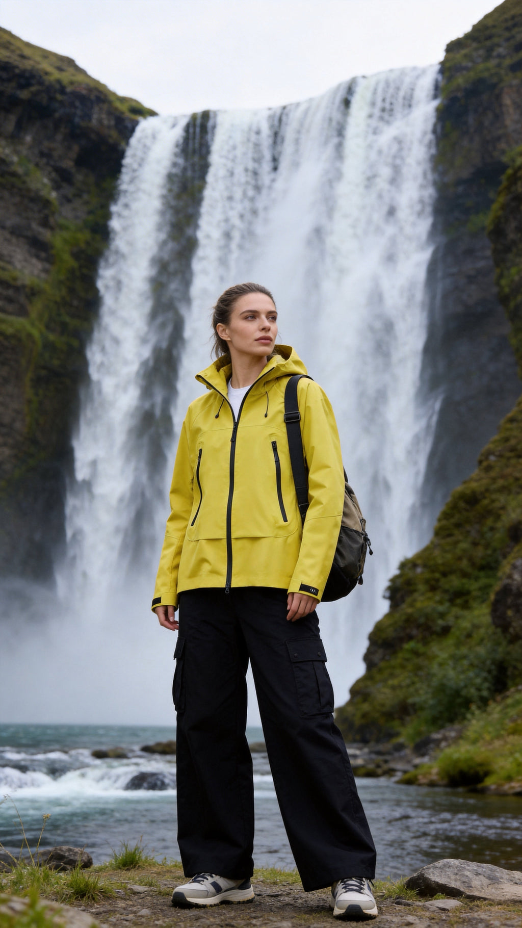 Neon Green Windbreaker Jacket