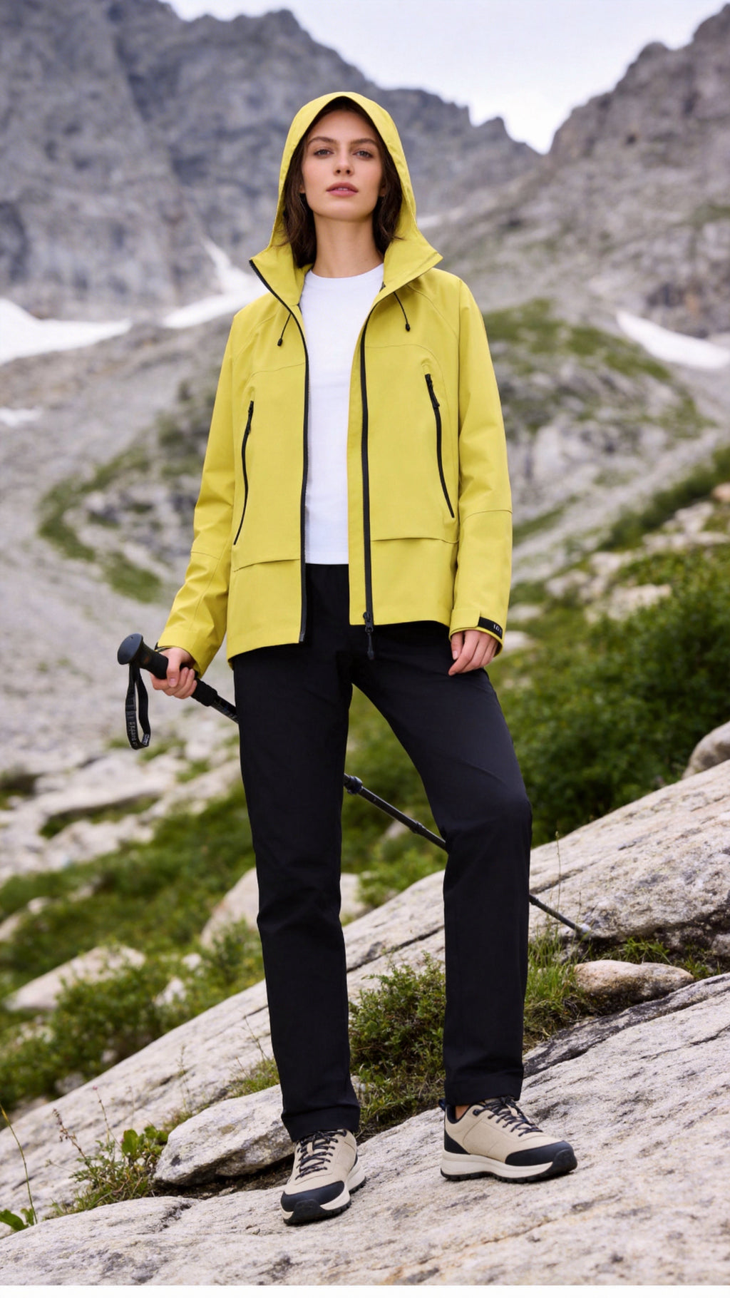 Neon Green Windbreaker Jacket